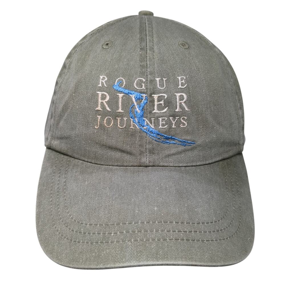Rogue River Journeys Slideback Baseball Cap Green One Size Fahrenheit Headwear